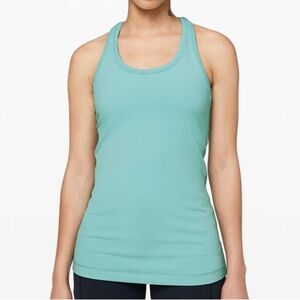 Lululemon Cool Racerback Tank II Nulu Tidal Teal Blue Green 6